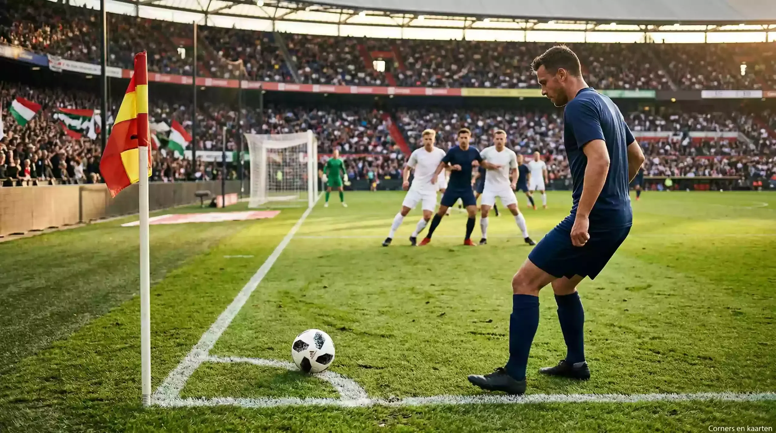 Wedden op corners en kaarten alternatieve voetbalmarkten
