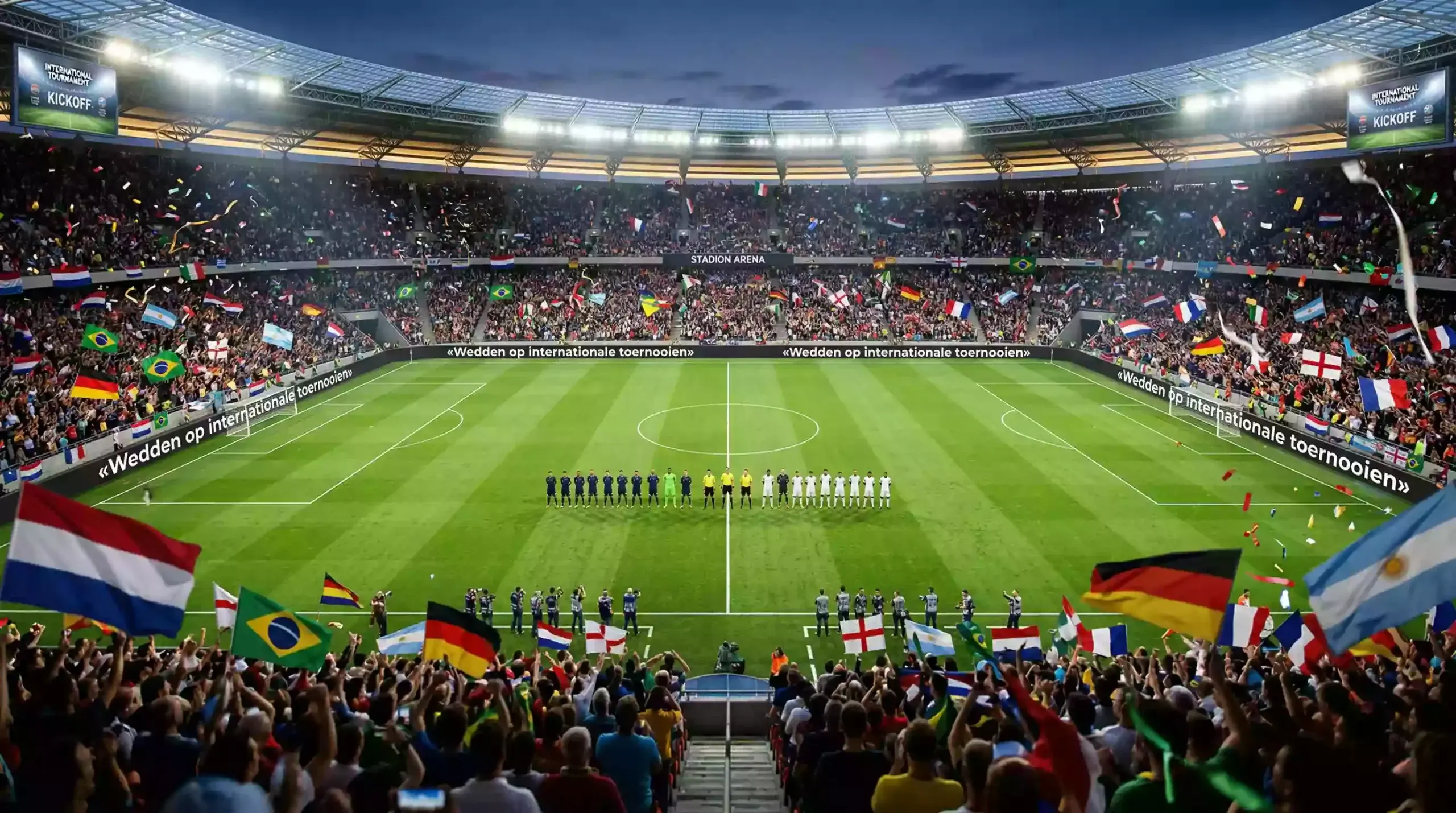 Wedden op WK en EK voetbal internationale toernooien